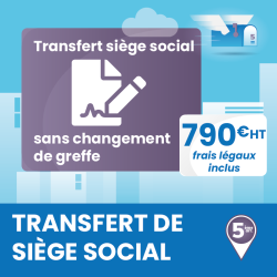 Transfert du siège social sans changement de greffe - Domiciliation Marseille 5ème